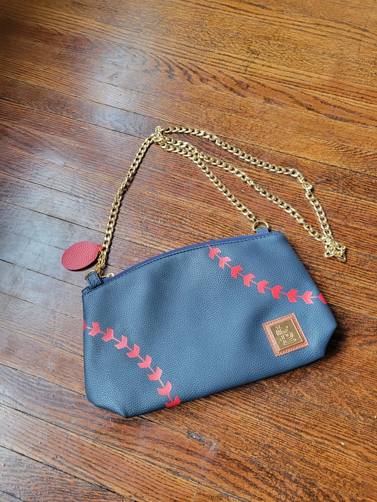 St. Louis Cardinals Handbags - St. Louis Cardinals Purse Tote Bag Blue Navy Mother's Faux Leather SGA 2022